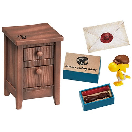 Peanuts Snoopy Vintage Writing Room Re-Ment Miniature Doll Furniture