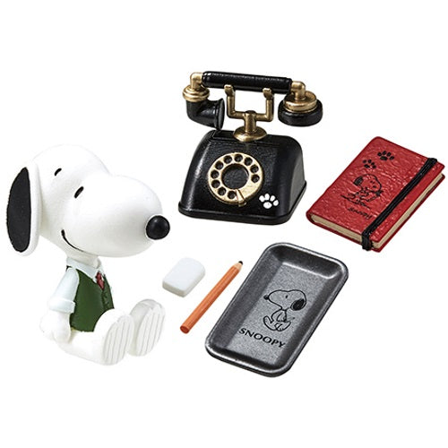 Peanuts Snoopy Vintage Writing Room Re-Ment Miniature Doll Furniture