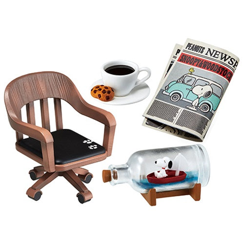 Peanuts Snoopy Vintage Writing Room Re-Ment Miniature Doll Furniture