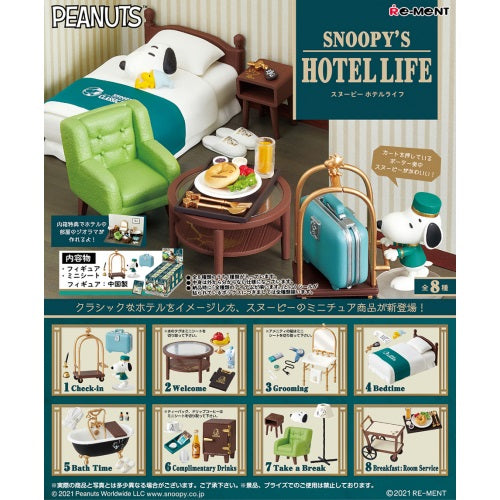 Peanuts Snoopy Hotel Life Re-Ment Miniature Doll Furniture