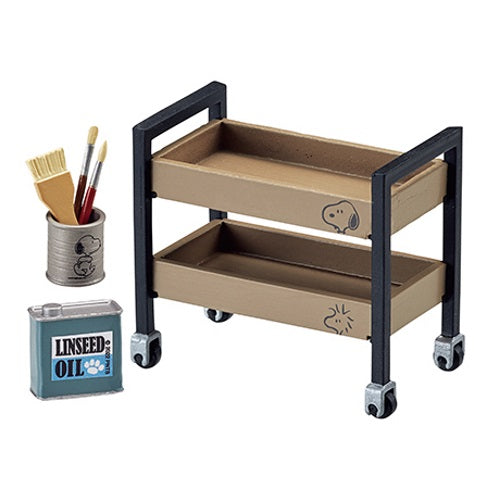 Peanuts Snoopy's Art Studio Re-Ment Miniature Doll Furniture
