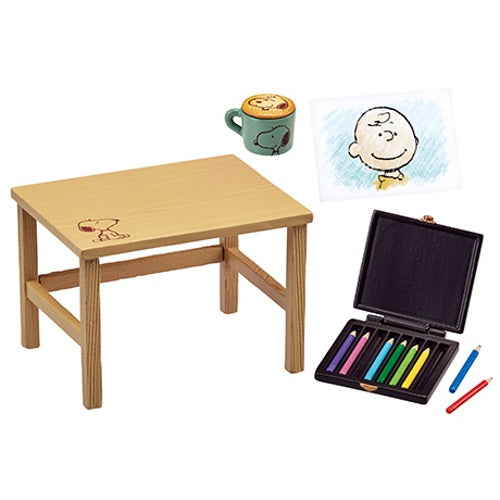 Peanuts Snoopy's Art Studio Re-Ment Miniature Doll Furniture