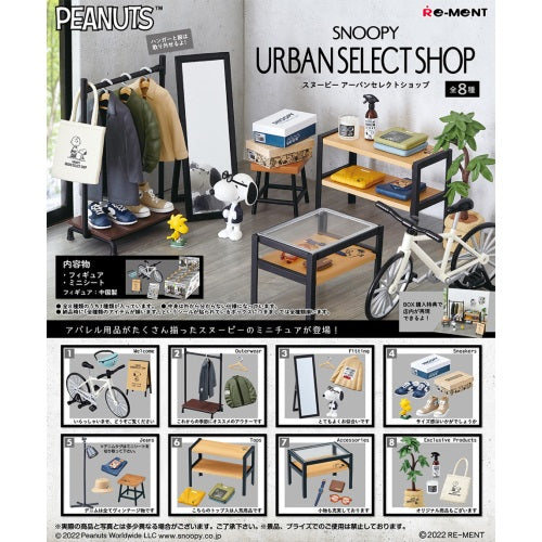 Peanuts Snoopy Urban Select Shop Re-Ment Miniature Doll Furniture