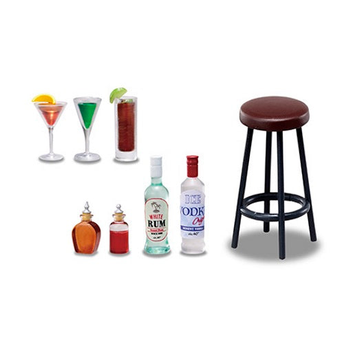 Petit Sample Tiny Bar Re-Ment Miniature Doll Furniture