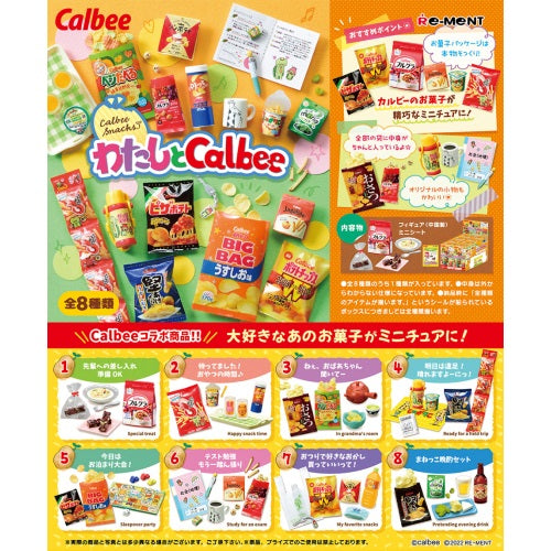 Calbee Snacks With Me Re-Ment Miniature Doll Furniture