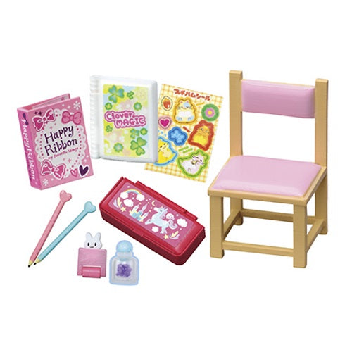Petite Sample Girl's Room Re-Ment Miniature Doll Furniture