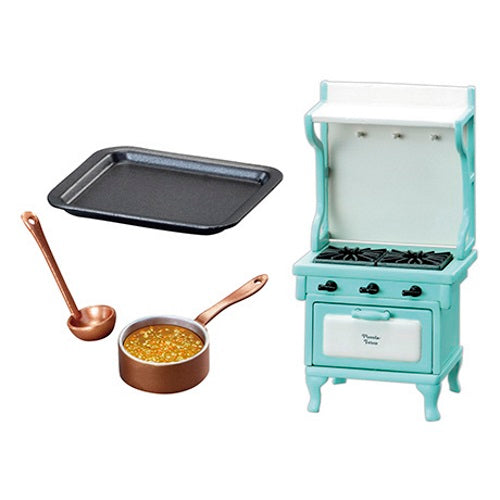 Petite Sample Country Kitchen Re-Ment Miniature Doll Furniture