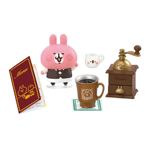 Pisuke & Rabbit Coffee Shop Re-ment Miniature Doll Furniture