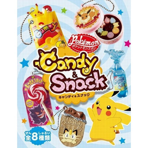 Pokemon Candy And Snack Re-ment Collectible Miniature Key Chain