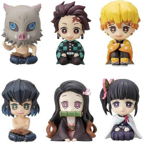 Demon Slayer Sitting Mascot Revolve 2-Inch Mini-Figure
