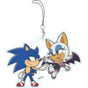 Sonic The Hedgehog Chokokawa Twin Strap Sega Acrylic 2.5-Inch Key Chain