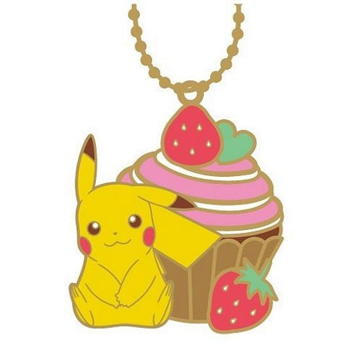 Pokemon Pikachu Sweets Stained Glass Ball Chain Key Chain