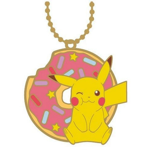 Pokemon Pikachu Sweets Stained Glass Ball Chain Key Chain