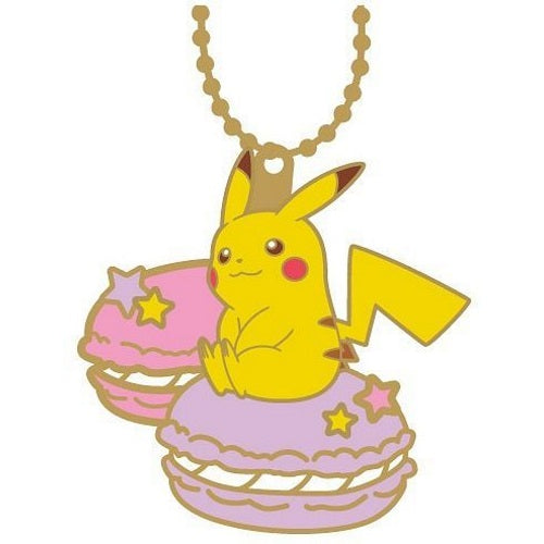 Pokemon Pikachu Sweets Stained Glass Ball Chain Key Chain