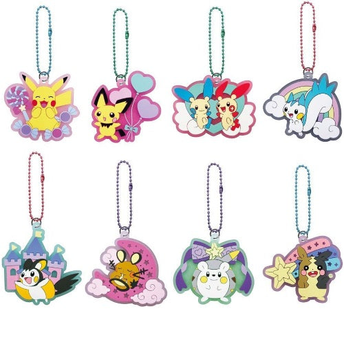 Pokemon Electric Series SK Japan Glitter Rubber Key Chain