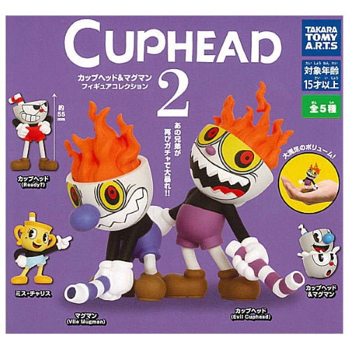 Cuphead And Mugman Figure Collection Vol. 02 Takara Tomy 2-Inch Mini-Figure