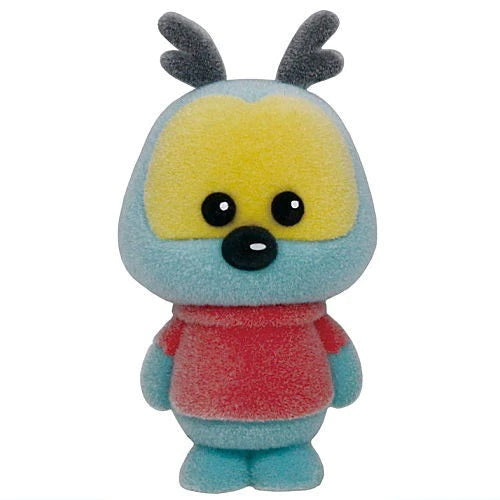Disney Chip And Dale Rescue Rangers Flocked Fuzzy Figure Takara Tomy 2-Inch Mini-Figure
