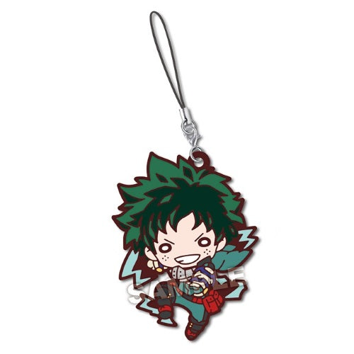 Anime Boku No Hero Academia Rubber Keychain Key Ring Race Straps - Foto 13