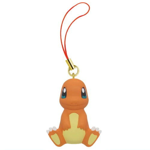 Pokemon Fire Type Petanko Mascot Takara Tomy 1-Inch Key Chain