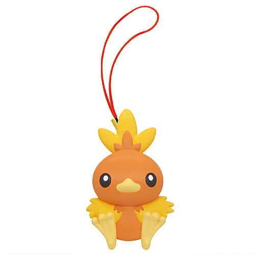 Pokemon Fire Type Petanko Mascot Takara Tomy 1-Inch Key Chain