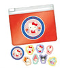 Sanrio Characters Retro Sticker With Pouch Takara Tomy 2-Inch Collectible Toy