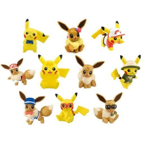 Pokemon Let's Go Pikachu & Eevee 2.5-Inch Takara Mini-Figure
