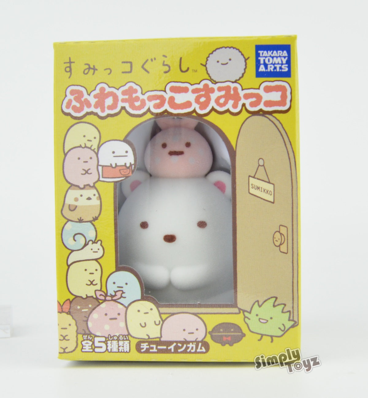 San-X Sumikko Gurashi Fuwamokko Flocked Fuzzy 3-Inch Mini-Figure 