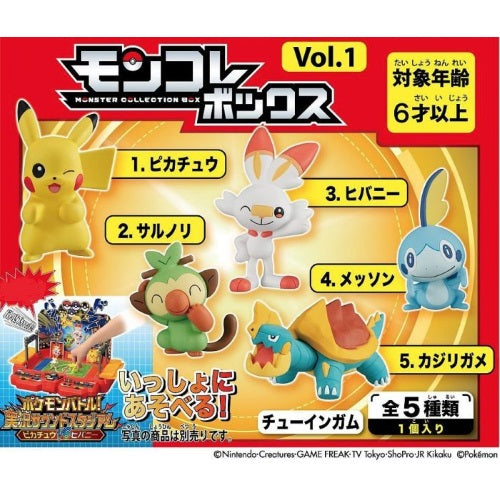 Pokemon Sword And Shield Moncolle Vol. 1 Takara Tomy 2-Inch Mini-Figure