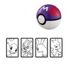 Pokemon Monster Ball Vol. 02 Takara Tomy 2-Inch Ball Stamp Collectible