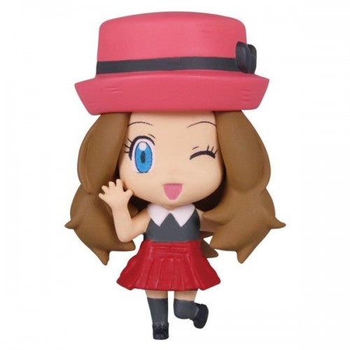 Pokemon Girls Deformed Figure Mascot Takara Tomy 1-Inch Mini-Figure Key Chain