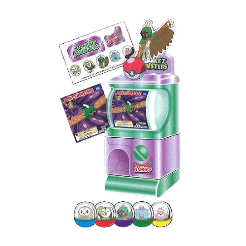 Pokemon Gacha Vending Machine 3-Inch Takara Tomy Collectible Toy
