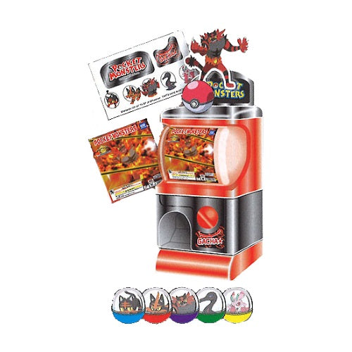 Pokemon Gacha Vending Machine 3-Inch Takara Tomy Collectible Toy