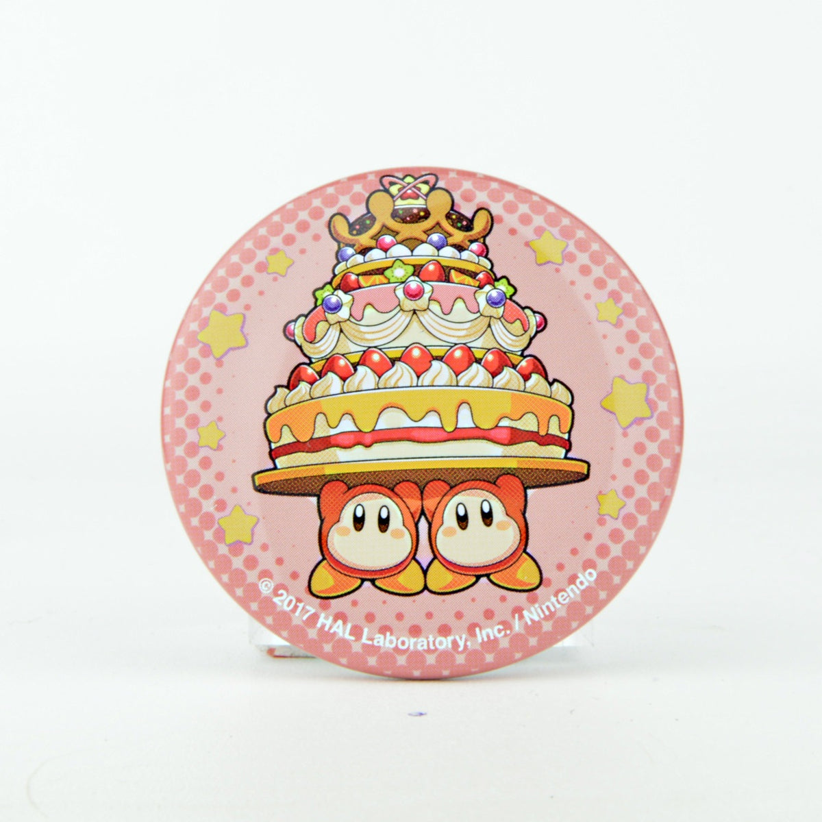 Nintendo Kirby Battle DX Takara Tomy Round Can Badge Pin