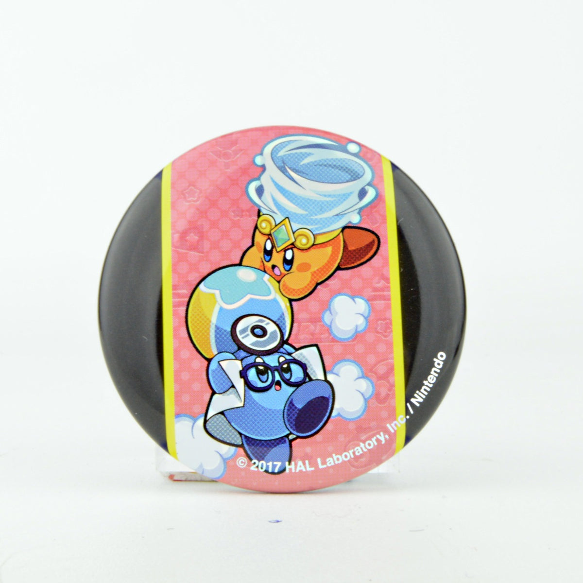 Nintendo Kirby Battle DX Takara Tomy Round Can Badge Pin