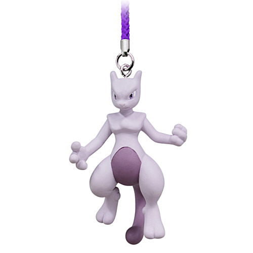 Pokemon Mewtwo Strikes Back Evolution Takara Tomy Netsuke Mascot Key Chain