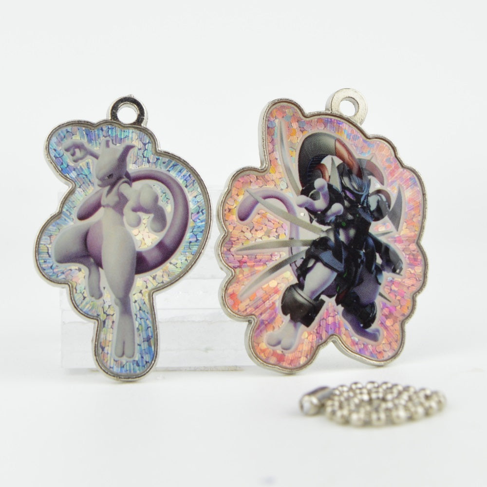 Pokemon Mewtwo Strikes Back EX Metal Charm Mascot Key Chain