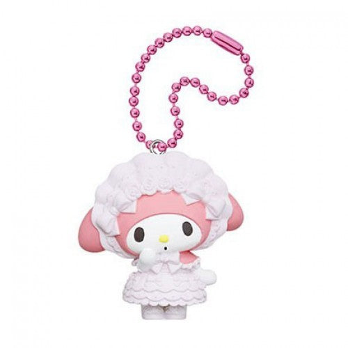 Sanrio My Melody And Kuromi Lolita Dolly Ball Chain Takara Tomy 1-Inch Key Chain