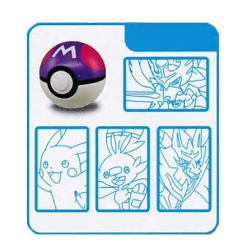 Pokemon Monster Ball Takara Tomy 2-Inch Ball Stamp Collectible