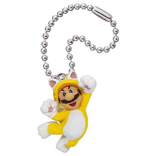 Super Mario Bros 3D World + Bowser's Fury Takara Tomy 1-Inch Mascot Key Chain