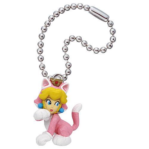 Super Mario Bros 3D World + Bowser's Fury Takara Tomy 1-Inch Mascot Key Chain