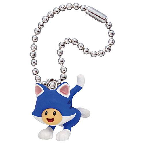 Super Mario Bros 3D World + Bowser's Fury Takara Tomy 1-Inch Mascot Key Chain