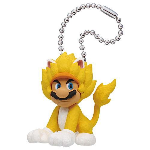 Super Mario Bros 3D World + Bowser's Fury Takara Tomy 1-Inch Mascot Key Chain