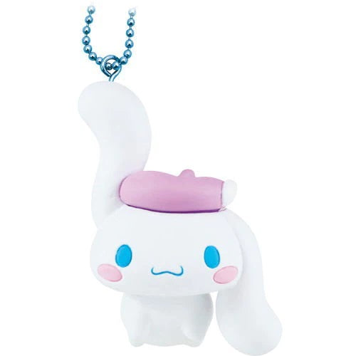 Sanrio Cinnamoroll Omimi De Burarin Mascot Takara Tomy 1-Inch Key Chain