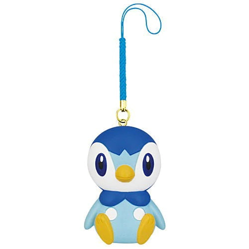 Pokemon Water Type Petanko Mascot Takara Tomy 1-Inch Key Chain