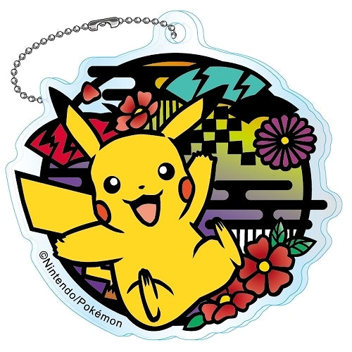 Pokemon Kirie Series Acrylic 2.5-Inch Key Chain