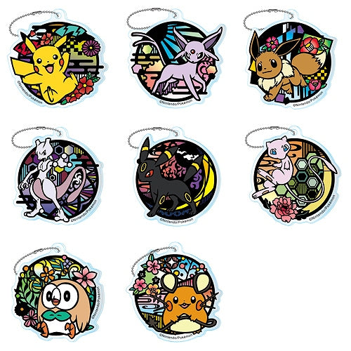 Pokemon Kirie Series Acrylic 2.5-Inch Key Chain