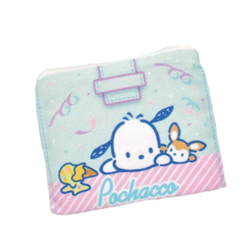 Sanrio Pochacco Zippered Cloth Pouch Yumeya 6-Inch Collectible