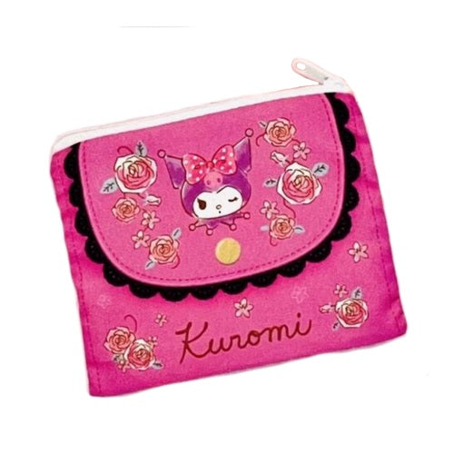 Sanrio My Melody And Kuromi Zippered Cloth Pouch Yumeya 6-Inch Collectible