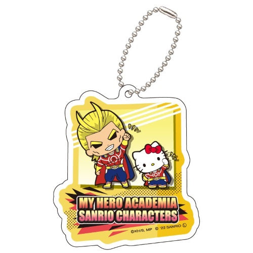 My Hero Academia x Sanrio A Heroes Vs Villains Yomiuri TV 2-Inch Acrylic Key Chain
